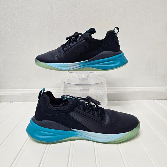 CLOVE Classic comfort nursing healthcare shoes women's 7 navy blue teal aqua - Picture 1 of 6